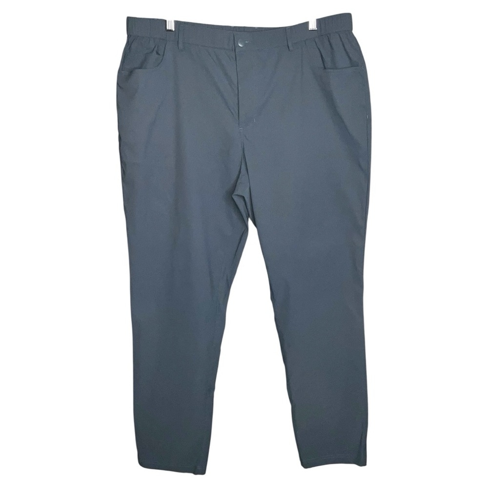 Bearbottom Men's Classic Gray Business Casual Stretch Pants XXL
